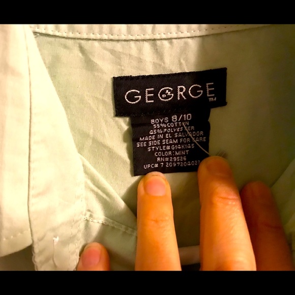 George Boys’ Mint Shirt - Picture 3 of 3